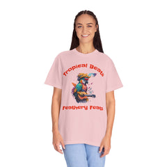 Tropical Beats Graphic T-Shirt — Feathery Feats Design