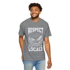 Respect the Locals Whale T-Shirt — Marine Conservation Graphic