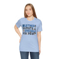 Latkes, Donuts, Dreidel, Oy Vey! - Unisex Jersey Short Sleeve Tee