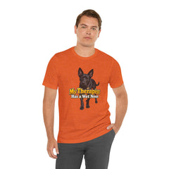My Therapist Has A Wet Nose Personalized with your dog(s) image T-Shirt