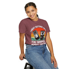 Retro Gamer Unisex T-Shirt - "I Went Outside Once"