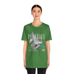 Peaceful Flowers With Dove Unisex Tee