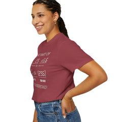 CAMERA DISPLAY, Graphic Unisex Garment-Dyed T-shirt