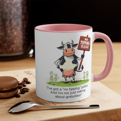COW TIPPING Awareness - Accent Mugs | Cow Tipping Is Real, Bovine Humor. Gift For Him, Gift For Her, Farm Humor, Cow Fan Gift, Farm Animal