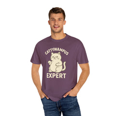 Cattywampus Expert T-Shirt | Funny Cat Tee, Gift for Cat Lovers, Cute Pet Shirt, Casual Wear, Unisex Apparel