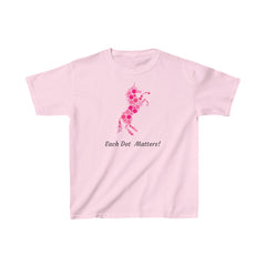 Unicorn Each Dot Matters Kids Heavy Cotton™ Tee / International Dot Day / Elementary School Students / Gift for daughter / son