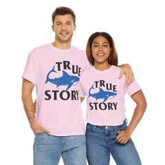 Amputee Humor Shark Attack  - Unisex Heavy Cotton Tee