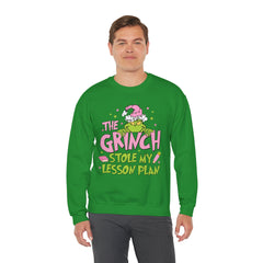 Grinch Stole My Lesson Plan Sweatshirt