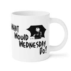 Wednesday Addams - Ceramic Mugs (11oz\15oz\20oz) | Pop Culture | Addams Family | Fan Gift | Gift For Her | Gothic Style Mug | Creepy Comedy