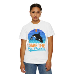 Save The Sea Pandas Comfort Colors Unisex Garment-Dyed T-shirt