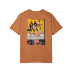 Vintage The Good The Bad And The Ugly Western Movie Front And Back Graphic T-Shirt