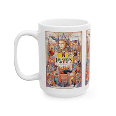 Unique Three Panel  Stain Glass Graphic Princess Bride Mug