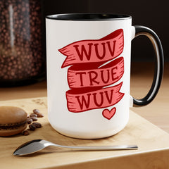Wuv True Wuv Accent Mug,The Clergyman,Princess Bride Mug,80s Movie Quote,Gift for movie lover,vintage film gift,comedy movie mug,romcom mug