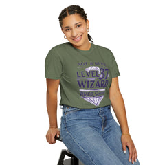 Level 37 Wizard T-Shirt — "Not a Nerd" THAC0 Survivor D&D Gamer Tee