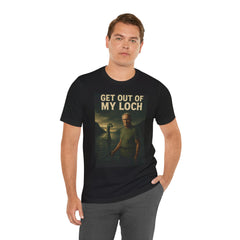 Get Out Of My Loch Nostalgic Graphic Tee. Clint Eastwood Satire Tee