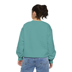Adventure Kayak Sweatshirt — Comfort Colors Sunset Sea Arch Graphic