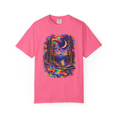 Mystical Psychedelic Moonlit Forest T-Shirt