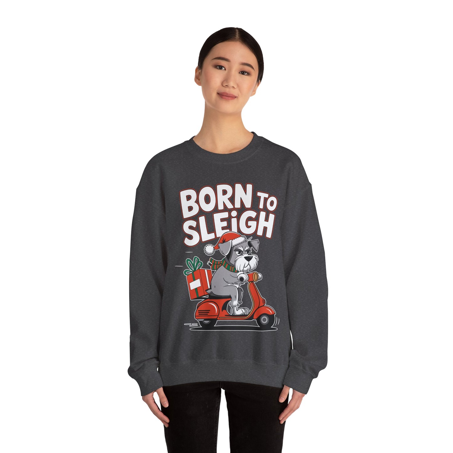 Born To Sleigh - Unisex Heavy Blend™ Crewneck Sweatshirt