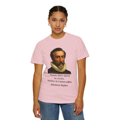 Kepler Coffee Quote T-Shirt — Astronomy Nerd Vintage Portrait Tee
