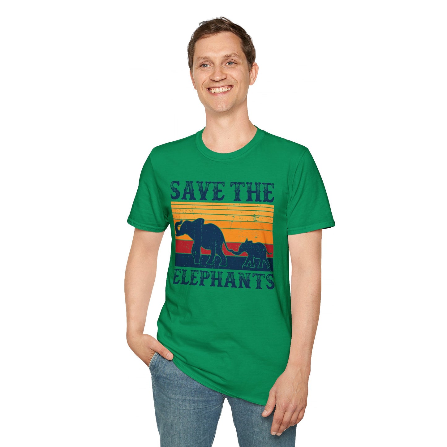 Save the Elephants Unisex Softstyle T-Shirt