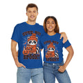 Cute But Spooky Halloween Raccoon! Graphic Unisex Heavy Cotton Tee