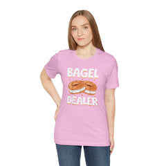 Funny Bagel Dealer Tee - Graphic Shirt
