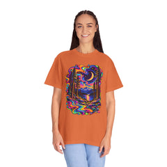 Mystical Psychedelic Moonlit Forest T-Shirt