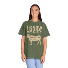 Funny Cow Cuts Unisex T-Shirt - Gift for Meat Lovers, BBQ Parties