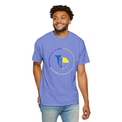 Blue French Horn & Yellow Umbrella T-Shirt — HIMYM Fan Tee