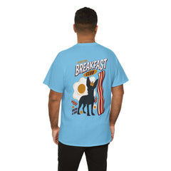 Breakfast Club Dog T‑Shirt — Retro Bacon & Eggs Graphic Tee