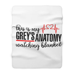 my Grey's Anatomy - Sherpa Fleece Blanket | Comfort, Gift For Him, Gift For Her, Fan Gift, Birthday Gift, Cozy Gift, Pop Culture, Medical