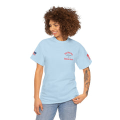 SUBMARINER RED Friday T Shirt with Fouled Anchor, American Flag, FBM / Boomer Silhouette. Remember Everyone Deployed, Dolphins