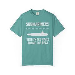 Submariners T‑Shirt — “Beneath the Waves Above the Rest” Navy Crew Tee