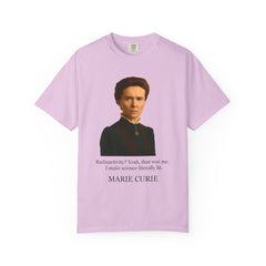 Marie Curie Portrait T‑Shirt — "I Make Science Literally Lit" Science Tee