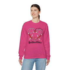You Give Me Butterflies - Unisex Heavy Blend™ Crewneck Sweatshirt