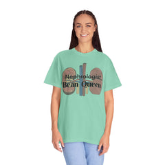 Nephrologist Bean Queen, Graphic Unisex Garment-Dyed T-shirt