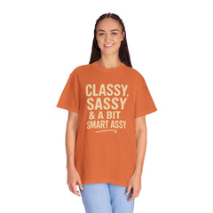 Classy Sassy T-shirt, Unisex Casual Top, Statement Tee, Gift for Her, Fashion Apparel, Birthday Humor Shirt