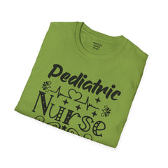 Pediatric Nurse - Unisex Softstyle T-Shirt | Nurse Awareness,Medical Wear,Gift For Him,Scrubs Lover, RN, Hospital Staff Gift,Gift For Her,RN