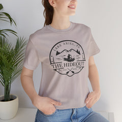 The Hideout Lake Ariel Tee — Vintage Lakeside Cabin T-Shirt