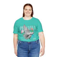 Peaceful Flowers With Dove Unisex Tee