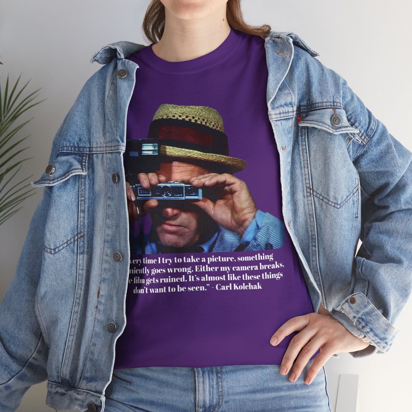 The Night Stalker Carl Kolchak Quote - Graphic Unisex Heavy Cotton Tee