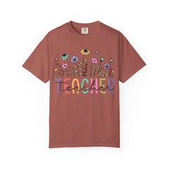Floral Teacher Appreciation T-Shirt - Comfort Colors Soft