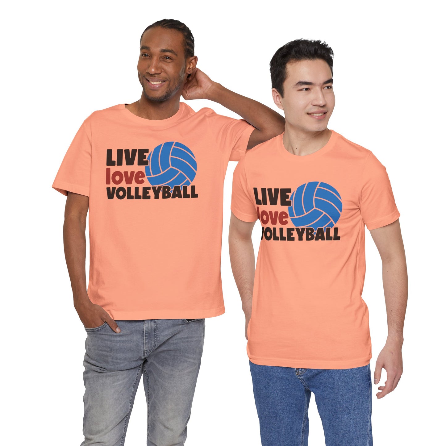 Live Love Volleyball T Shirt,gift for her,gift for him,volleyball gift,sports tee,team shirt,player gift,coach gift,Love Volleyball,Spike it