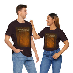 Forest Echoes Short Sleeve Tee - Get The Led Out, Zeppelin Inspirational Nature Design