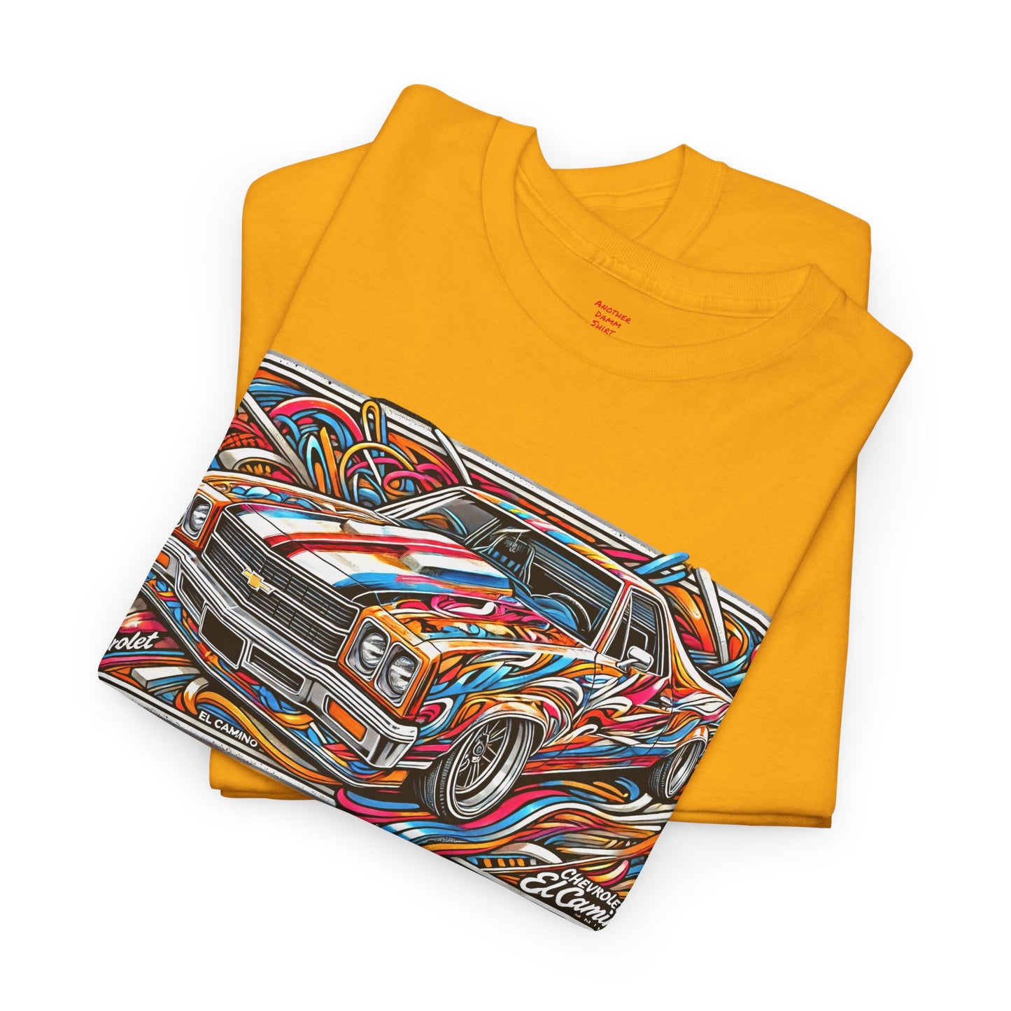 Graffiti Mania Chevrolet El Camino Graphic - Unisex Heavy Cotton Tee