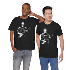 Franken Stein Metal Bass Guitarist - Unisex Jersey Short Sleeve Tee