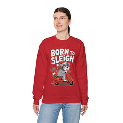 Born To Sleigh - Unisex Heavy Blend™ Crewneck Sweatshirt