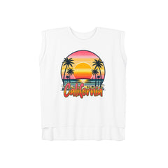 California Sunset Women's Tee: Adventure, Nature, Camping, Hiking Shirt