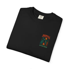 After Dark Collection Denali National Park Adventure Unisex T-shirt featuring  Camping  Kushtaka, Alien and Brown Bear