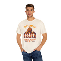 Earth, Wind & Fire Inspired Unisex T-Shirt, September Celebration Tee, Music Lover Gift, Vintage Style Top, Concert Shirt